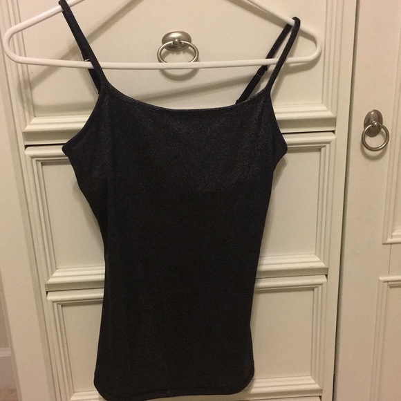 Express 🖤silver and black shimmer camisole/tank - Picture 6 of 6
